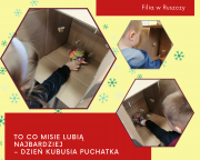 Zdjęcie kolorowe, dzieci podczas zabaw w ferie w bibliotece